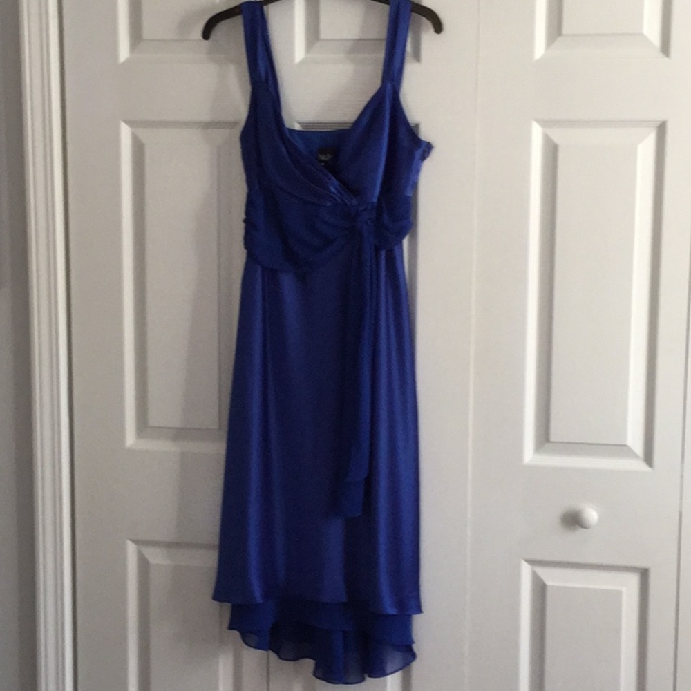 Royal blue semi formal dress